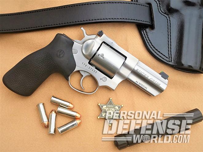 Ruger GP100 .44 Special revolver lead