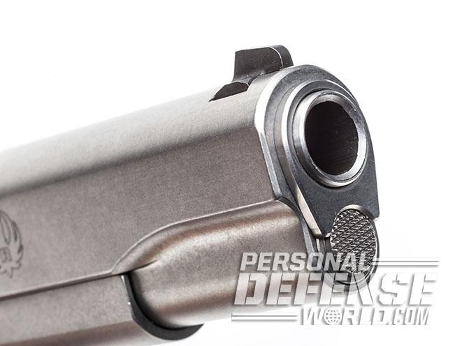 Ruger SR1911 Target pistol muzzle