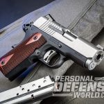 Sig 1911 Two-Tone Ultra Compact pistol right angle