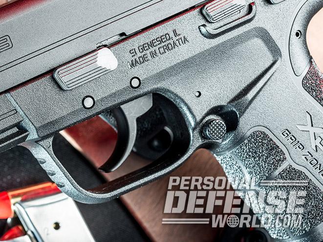 Springfield XD-E pistol trigger