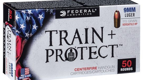 federal premium train + protect ammo