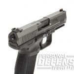Canik TP9SF Elite pistol rear angle