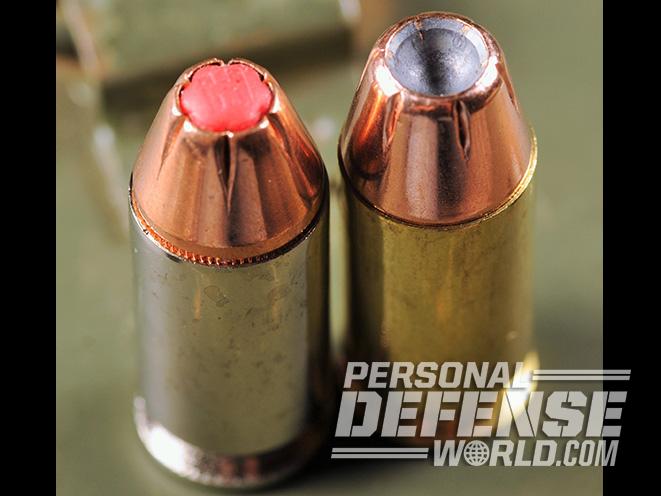 handgun ammo closeup