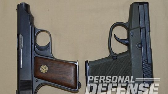 ortgies vest pocket and kel-tec p-32 pistols