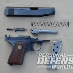 Ortgies Vest Pocket pistol field stripped