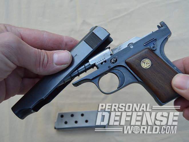 Ortgies Vest Pocket pistol disassembled