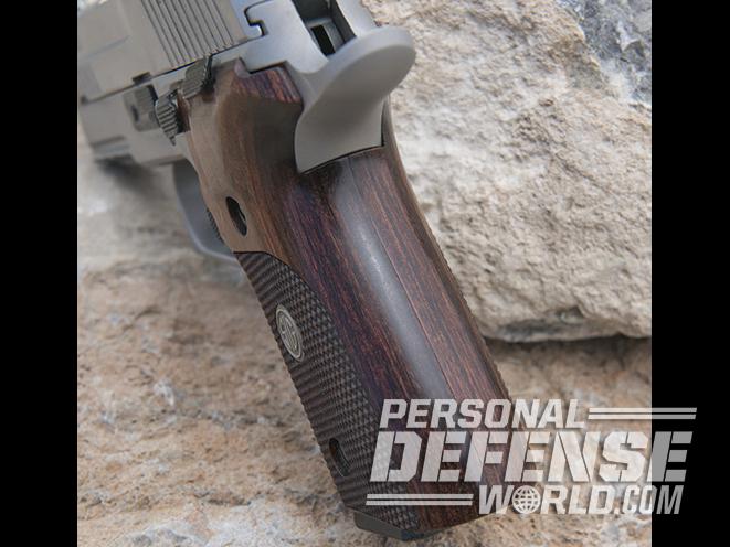 Sig Sauer P229 ASE pistol beavertail