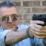 Canik TP9SF Elite-S pistol aiming