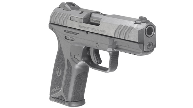 Ruger Security-9 pistol right angle