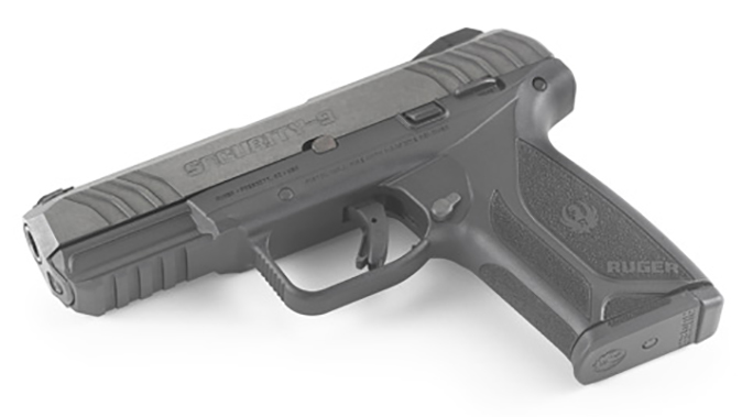 Ruger Security-9 pistol side left angle