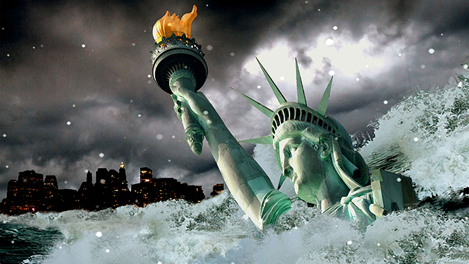 natural disasters statue of liberty