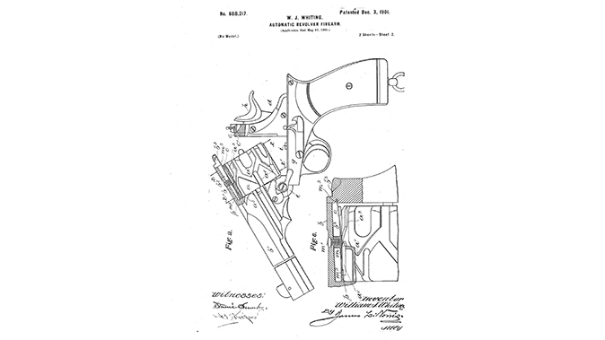 semi-auto revolver webley-fosbery patent