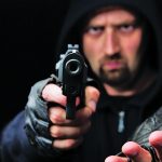 situational awareness robber pointing gun