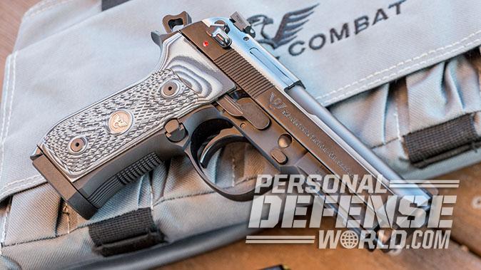 Wilson/Beretta 92G Centurion Tactical pistol right profile