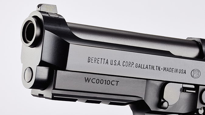 Wilson/Beretta 92G Centurion Tactical pistol barrel