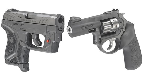ruger lcp ii pistol right angle and lcrx revolver