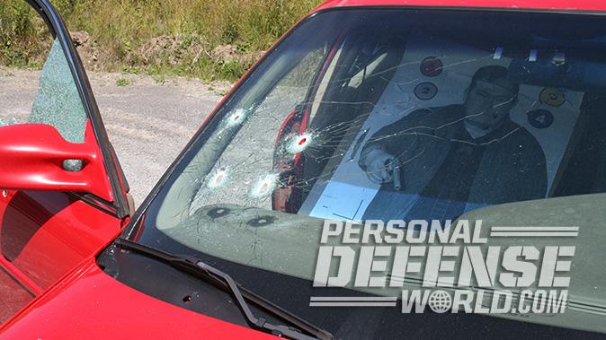 carjacking window bullet holes