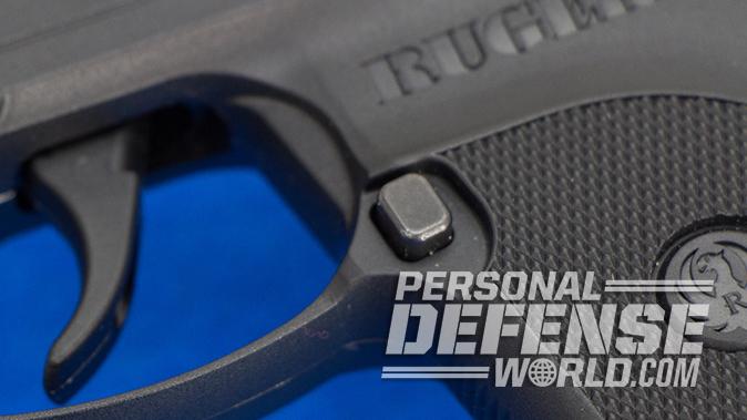 Ruger LCP pistol mag release