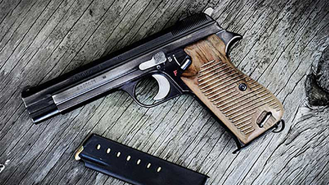 SIG P210-4 Cal. 9mm pistol edelweiss arms
