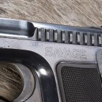 savage 1907 pistol logo