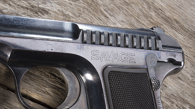 savage 1907 pistol logo