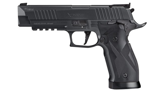 Sig Sauer X-Five ASP pistol black left profile