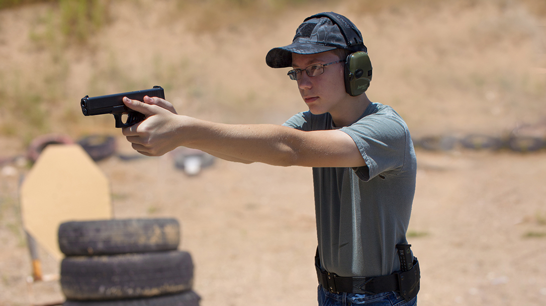 Pistol grip ways to hold a handgun youth shooter