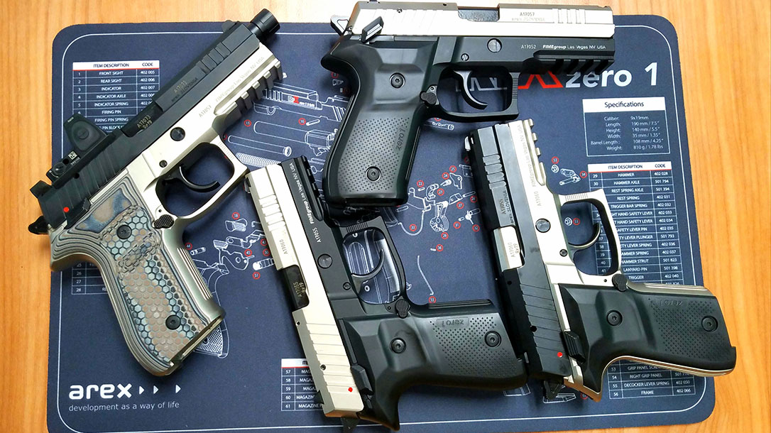 arex rex pistols