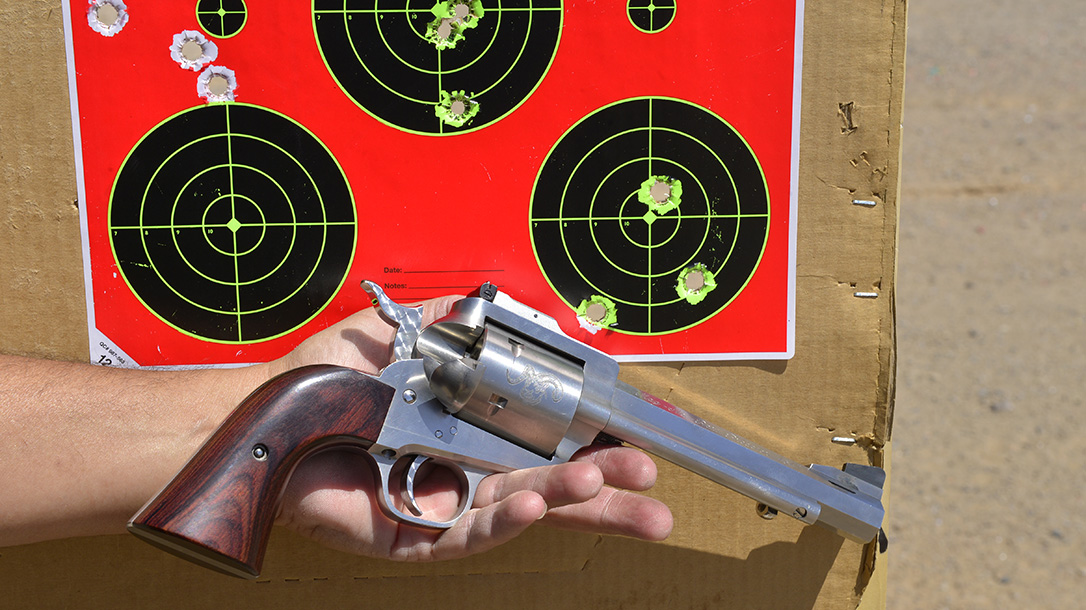 Freedom Arms Model 83 Premier Grade Predator revolver target