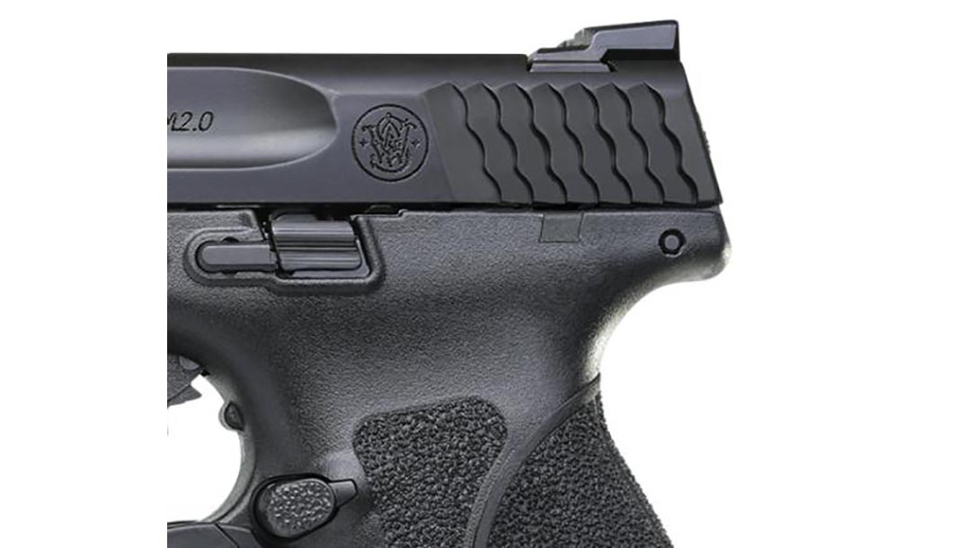 smith wesson M&P M2.0 Compact pistol rear slide serrations