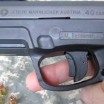 Steyr L40-A1 pistol trigger