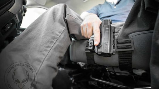 Alien Gear ShapeShift Driver Defense Holster car seat knees