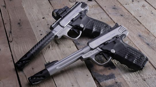 smith & Wesson sw22 victory target pistols left angle