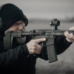 Springfield Saint AR Pistol .300 BLK action shot