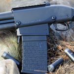 Remington 870 DM Magpul Shotgun magazine left profile