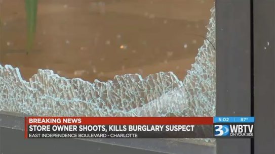 charlotte store owner shooting glass