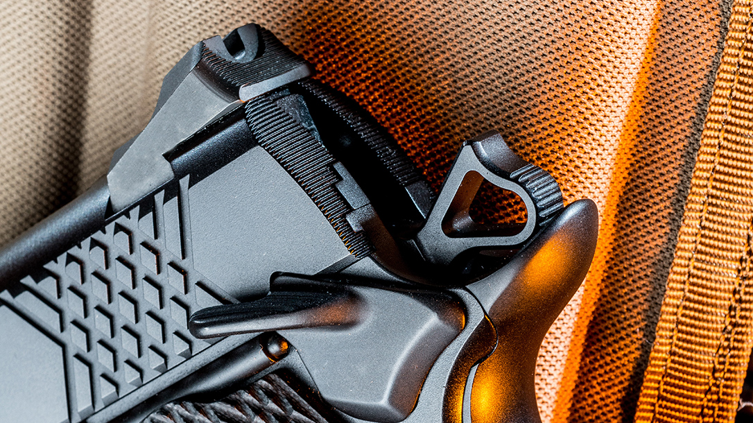 Wilson Combat X-TAC Elite Carry Comp 9mm pistol hammer