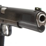 The Les Baer Premier II Hunter pistol, 10mm handgun, barrel