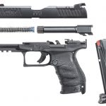 Walther PPQ Q4 TAC Pistol apart, cleaning