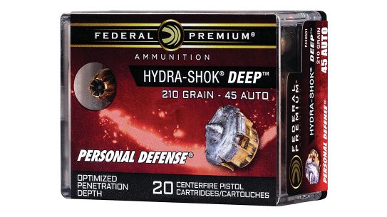 Hydra-Shok Deep Loads in .40 S&W and .45 ACP