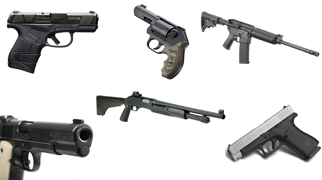 Guns for Home Protection, handguns, rifles, shotguns