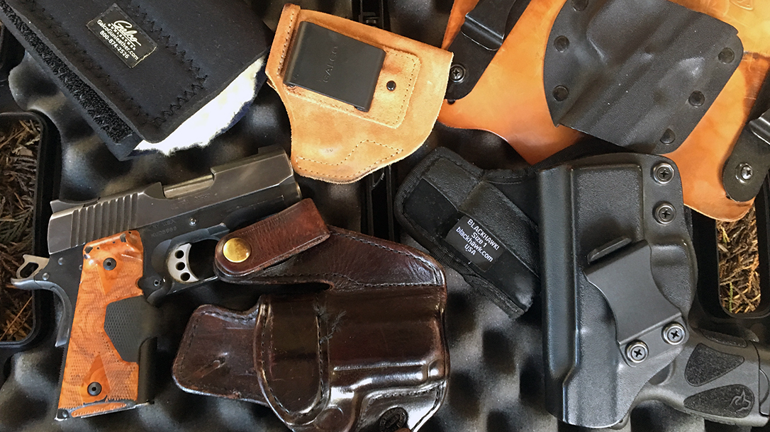 Selecting a Concealed Carry Holster, Milt Sparks, Blackhawk, CrossBreed, Galco