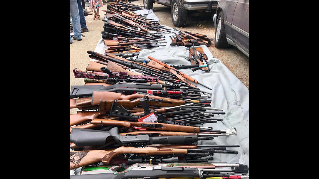 Rifles Seized, LA Gun Seizure