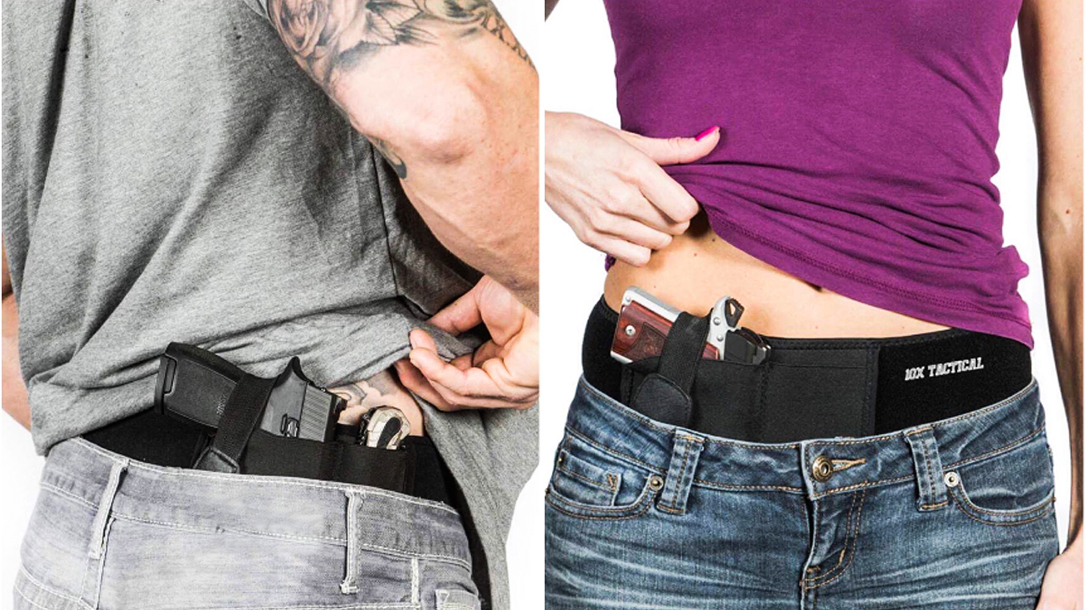 Carrying without a belt using 10X Tactical belly bands