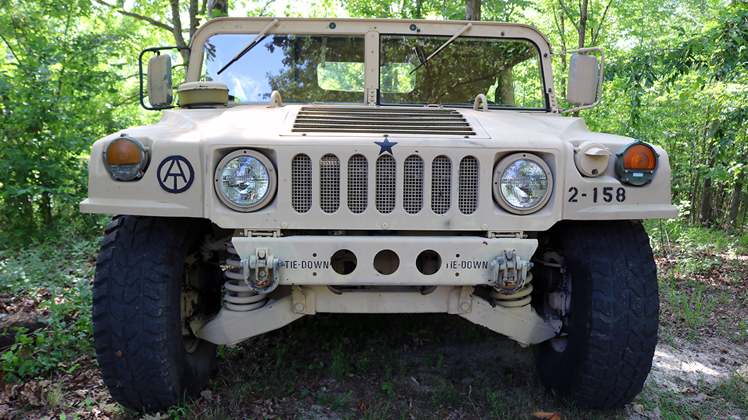 Military Humvee Front.