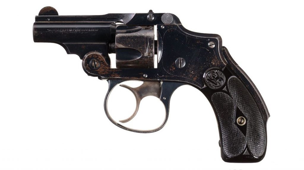 S&W Hammerless got its name from being comfortable on a bicycle