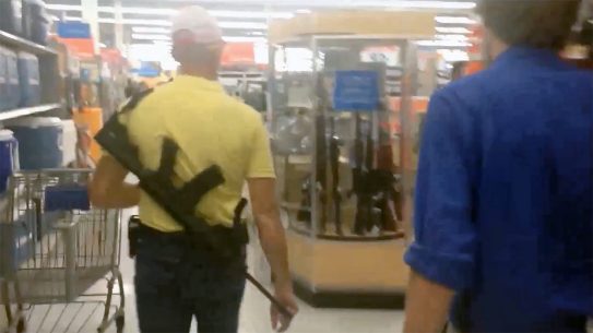 Walmart stops handgun ammo sales and bans open carry in stores.