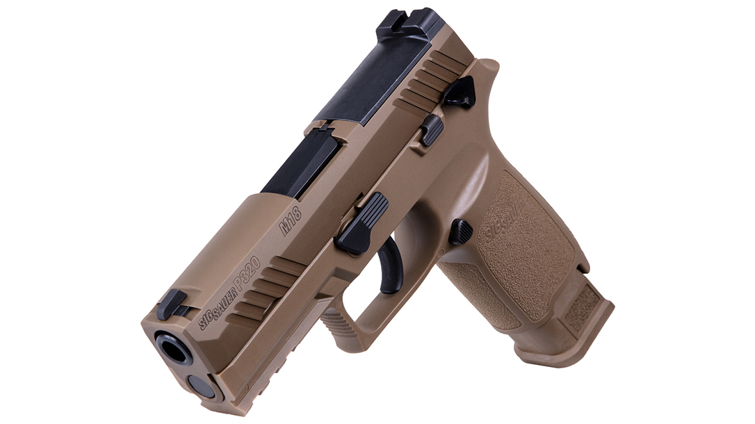 The P320-M18 is the civilian version of the military M18.