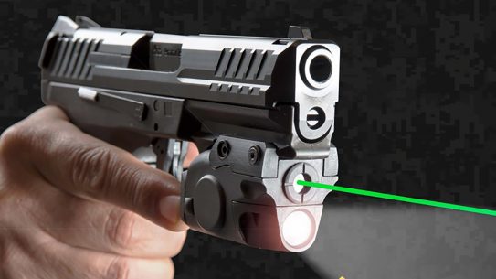 The XTEch Tactical Smart Laser uses IR sensors for light and laser activation.