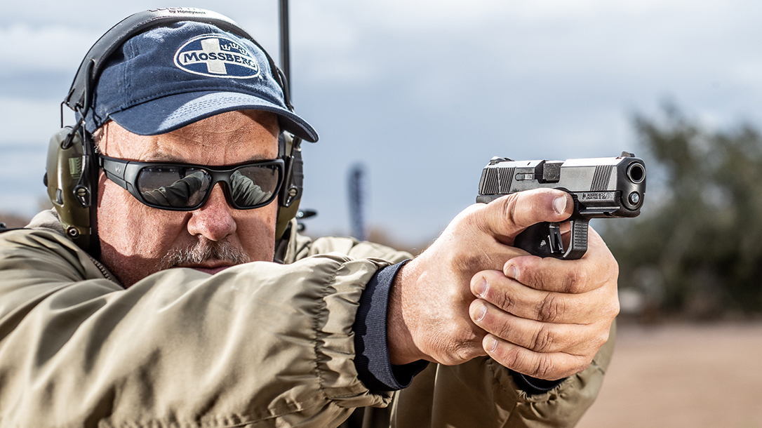 The new Mossberg MC2c proved highly capable during range testing.